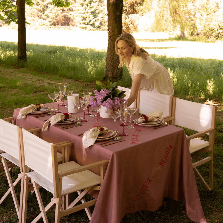 Dinner Plate Pink Satin