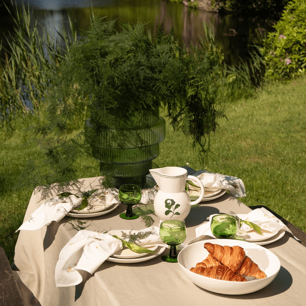 Sines | Dinner plate beige satin