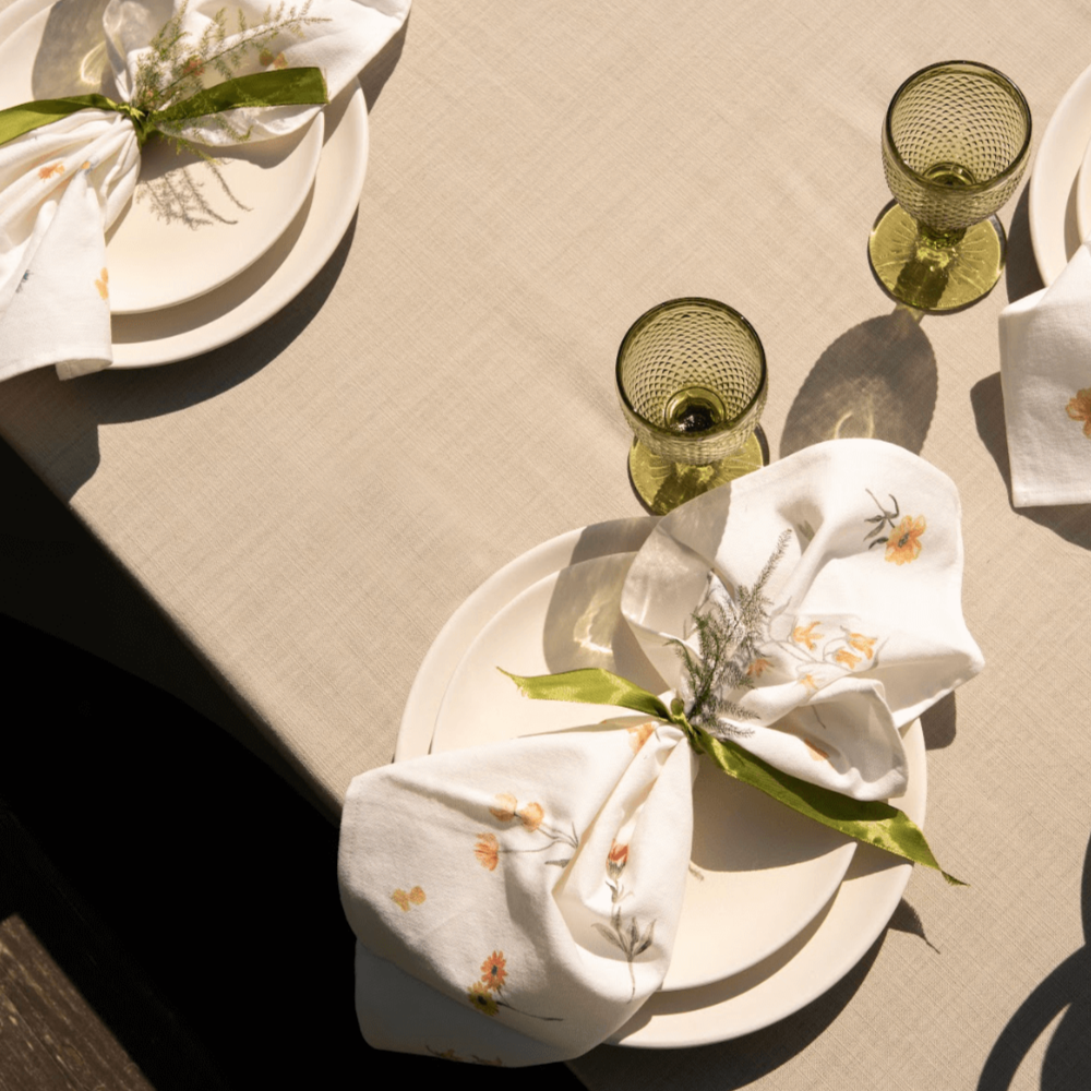 Sines | Side Plate Beige Satin