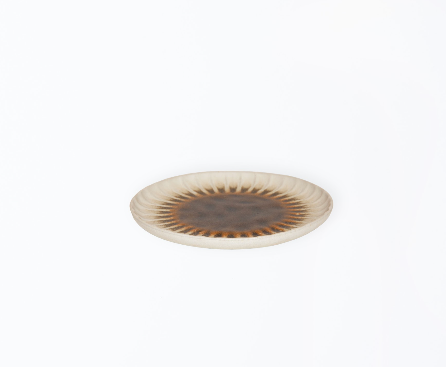 Colares | Side Plate Brown Satin